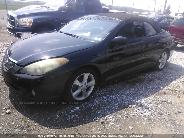 4T1FA38P76U107277 - 2006 TOYOTA CAMRY SOLARA SE/SLE შავი ფოტო 2