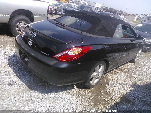 4T1FA38P76U107277 - 2006 TOYOTA CAMRY SOLARA SE/SLE შავი ფოტო 4