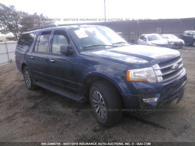 1FMJK1HT7HEA47474 - 2017 FORD EXPEDITION EL XLT/EL KING RANCH BLUE photo 1