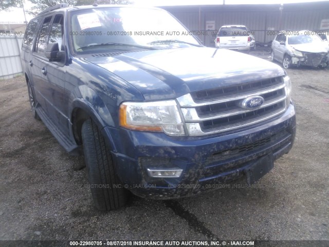 1FMJK1HT7HEA47474 - 2017 FORD EXPEDITION EL XLT/EL KING RANCH BLUE photo 6