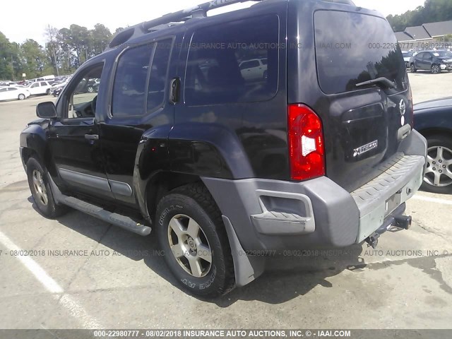 5N1AN08W66C527722 - 2006 NISSAN XTERRA OFF ROAD/S/SE BLACK photo 3