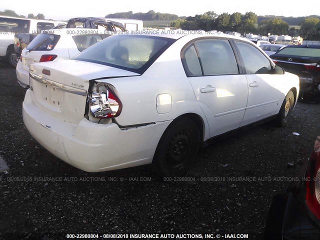 1G1ZS58N98F149216 - 2008 CHEVROLET MALIBU LS Ağ foto 4