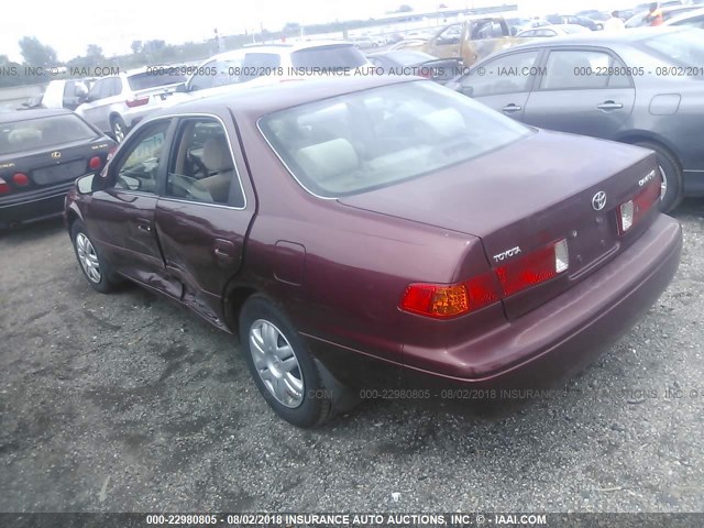 4T1BG22K9YU932616 - 2000 TOYOTA CAMRY CE/LE/XLE 栗色 照片 3
