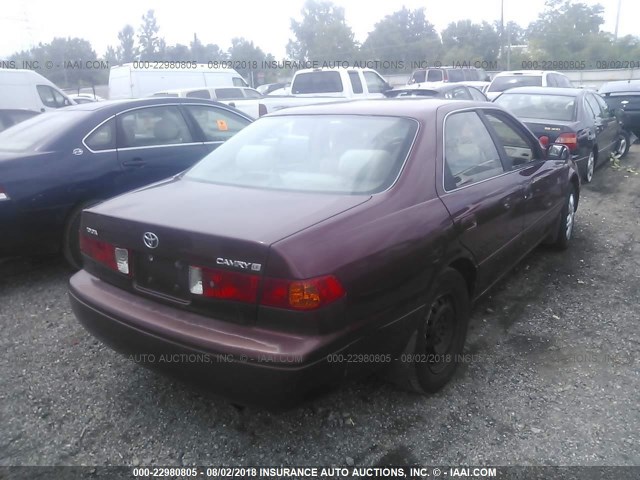 4T1BG22K9YU932616 - 2000 TOYOTA CAMRY CE/LE/XLE 栗色 照片 4