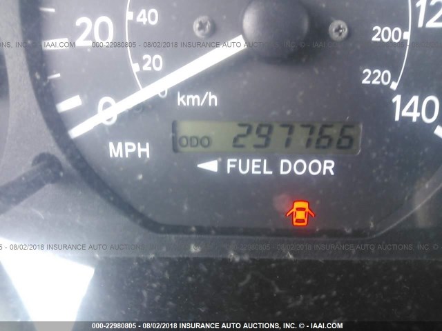 4T1BG22K9YU932616 - 2000 TOYOTA CAMRY CE/LE/XLE 栗色 照片 7