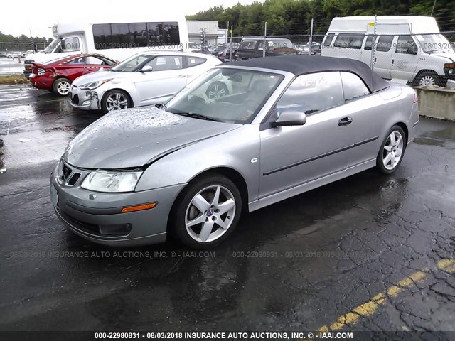 YS3FD79Y846000887 - 2004 SAAB 9-3 ARC GRAY photo 2