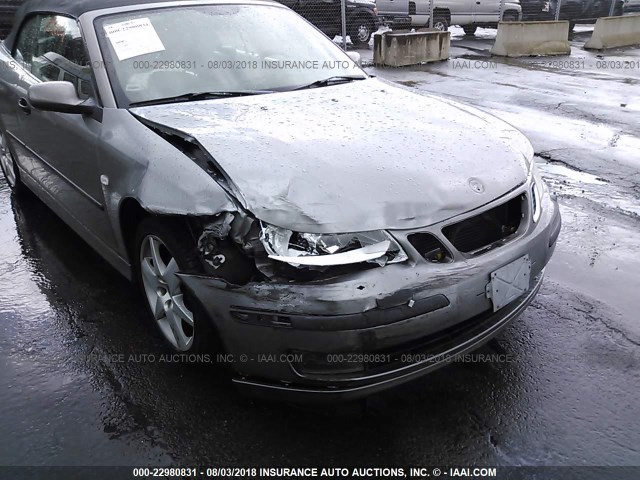 YS3FD79Y846000887 - 2004 SAAB 9-3 ARC GRAY photo 6