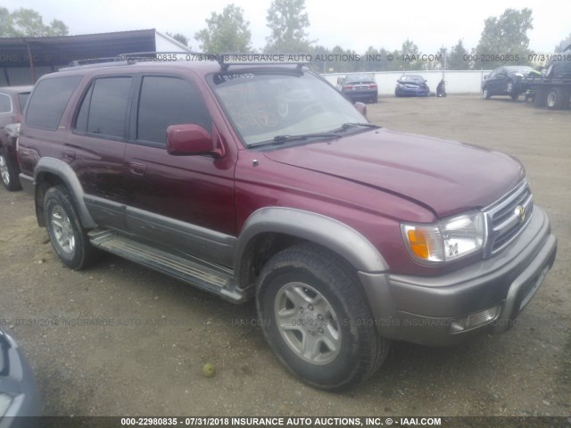 JT3GN87R2Y0172128 - 2000 TOYOTA 4RUNNER LIMITED MAROON photo 1