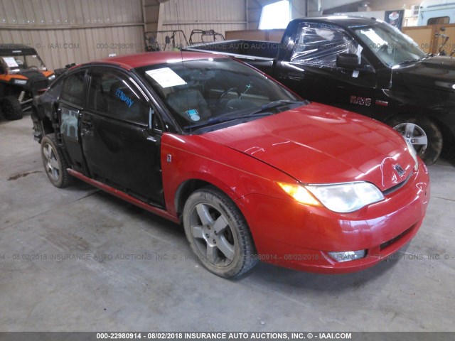 1G8AW15F86Z126241 - 2006 SATURN ION LEVEL 3 RED photo 1