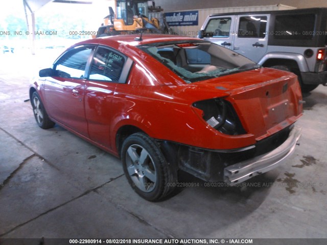 1G8AW15F86Z126241 - 2006 SATURN ION LEVEL 3 RED photo 3