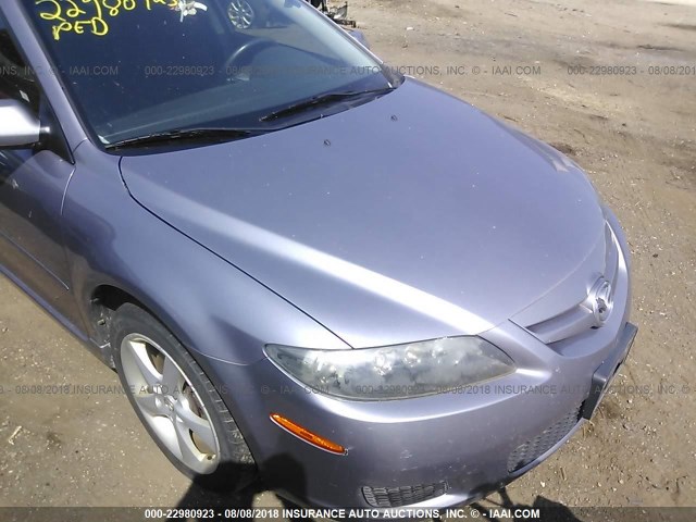 1YVHP80C285M40995 - 2008 MAZDA 6 I GRAY photo 6