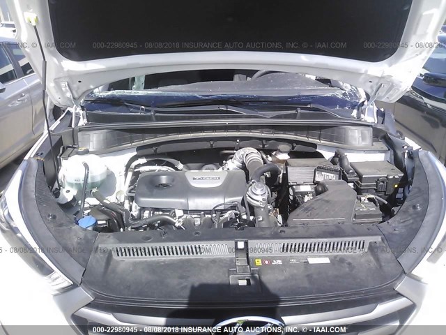 KM8J33A29HU539083 - 2017 HYUNDAI TUCSON LIMITED/SPORT AND ECO/SE WHITE photo 10