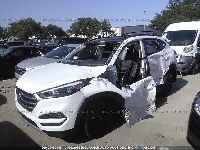 KM8J33A29HU539083 - 2017 HYUNDAI TUCSON LIMITED/SPORT AND ECO/SE WHITE photo 6