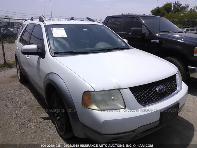 1FMDK02197GA41516 - 2007 FORD FREESTYLE SEL WHITE photo 1