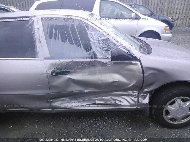 2T1BR12E1YC343897 - 2000 TOYOTA COROLLA VE/CE/LE 金色 照片 6