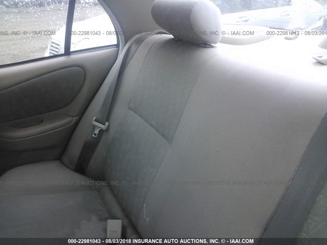 2T1BR12E1YC343897 - 2000 TOYOTA COROLLA VE/CE/LE 金色 照片 8