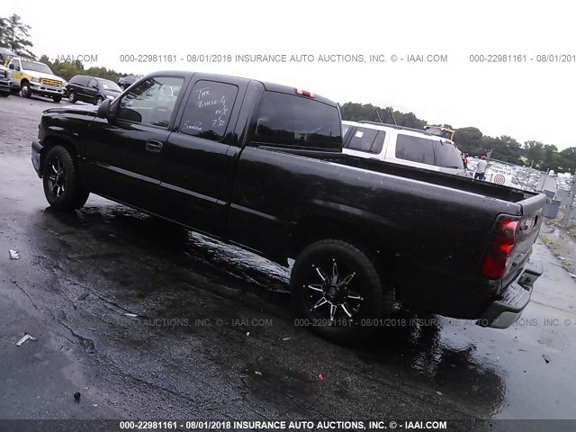 1GCEC19X87Z101960 - 2007 CHEVROLET SILVERADO C1500 CLASSIC BLACK photo 3