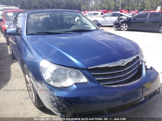 1C3BC5ED2AN116222 - 2010 CHRYSLER SEBRING TOURING BLUE photo 6