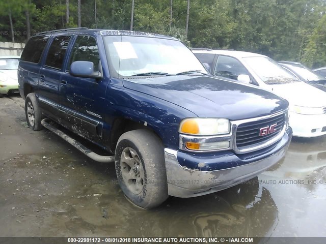 1GKEC16T33J145525 - 2003 GMC YUKON XL C1500 BLUE photo 1