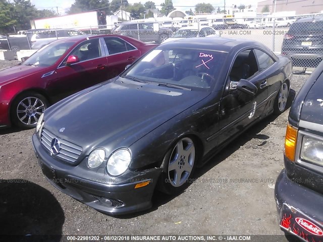 WDBPJ75J43A038138 - 2003 MERCEDES-BENZ CL 500 GRAY photo 2