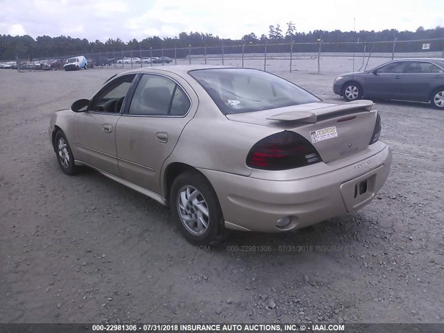 1G2NF52EX4M575705 - 2004 PONTIAC GRAND AM SE1 GOLD photo 3