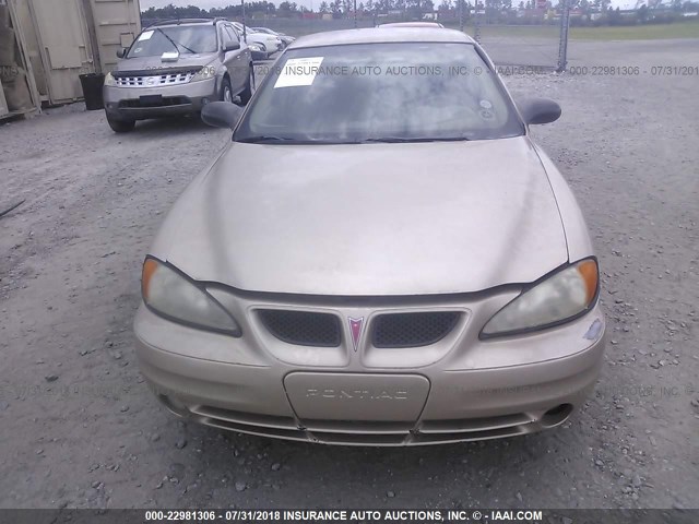 1G2NF52EX4M575705 - 2004 PONTIAC GRAND AM SE1 GOLD photo 6