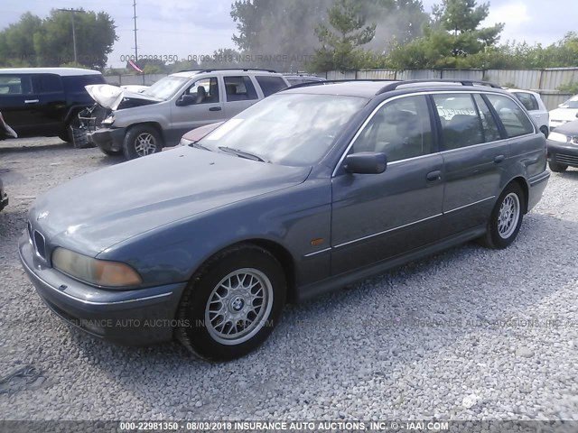 WBADP6347YBV65373 - 2000 BMW 528 IT AUTOMATIC Dark Blue photo 2