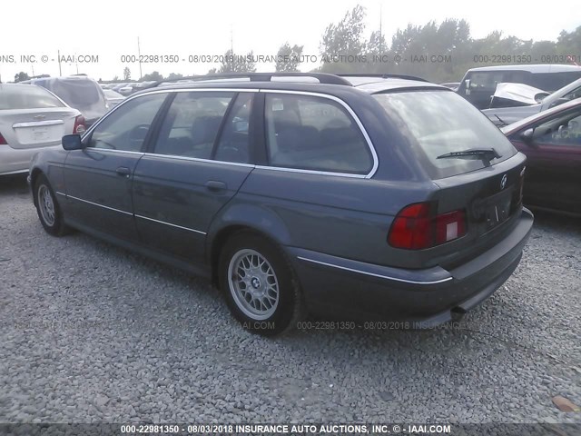 WBADP6347YBV65373 - 2000 BMW 528 IT AUTOMATIC Dark Blue photo 3