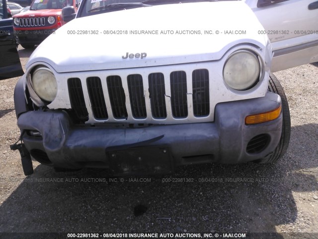 1J4GK48K83W557868 - 2003 JEEP LIBERTY SPORT/FREEDOM SILVER photo 6