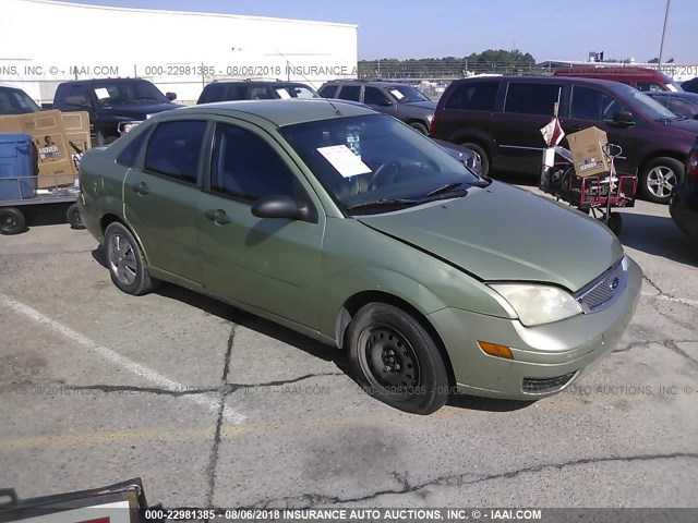 1FAHP34N87W150330 - 2007 FORD FOCUS ZX4/S/SE/SES 绿色 照片 1