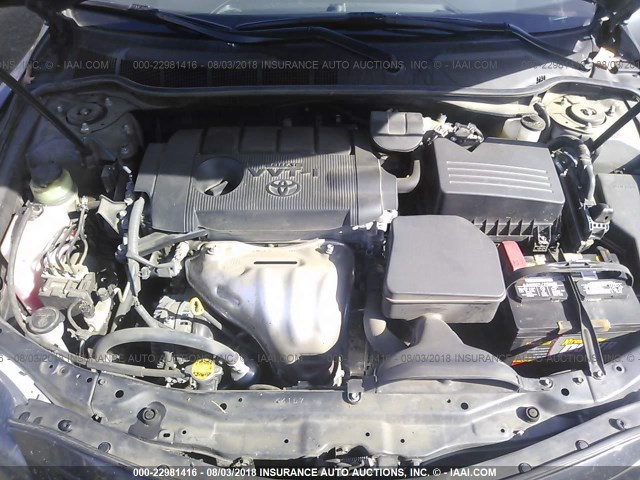 4T1BF3EK3BU752995 - 2011 TOYOTA CAMRY SE/LE/XLE GRAY photo 10