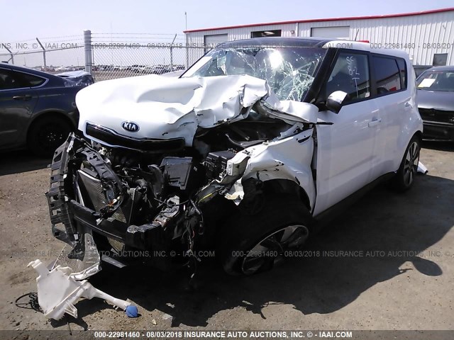 KNDJX3A53E7050305 - 2014 KIA SOUL ! WHITE photo 2