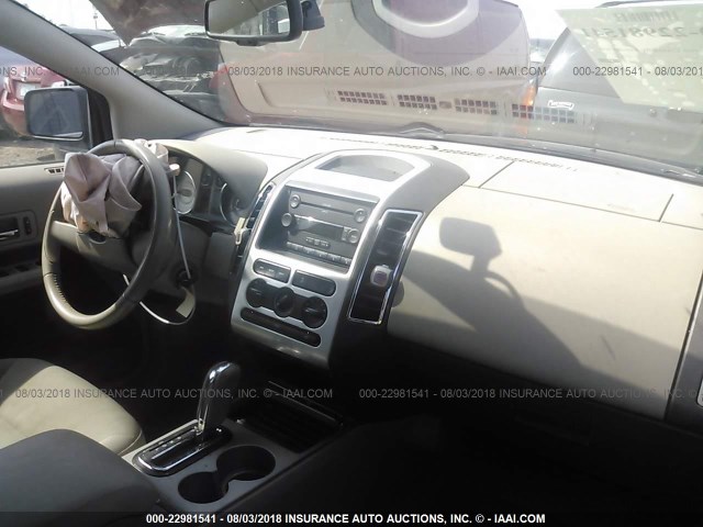 2FMDK38C27BB34248 - 2007 FORD EDGE SEL GRAY photo 5