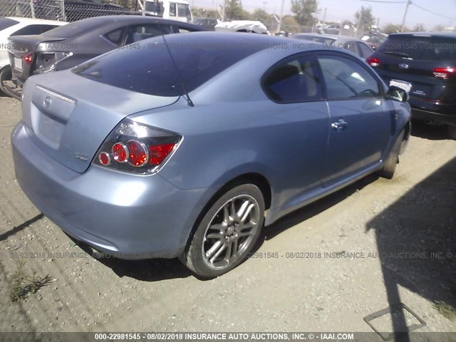 JTKDE167090286449 - 2009 TOYOTA SCION TC 浅蓝色 照片 4