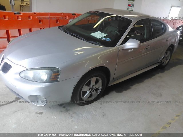 2G2WP522951198384 - 2005 PONTIAC GRAND PRIX SILVER photo 2
