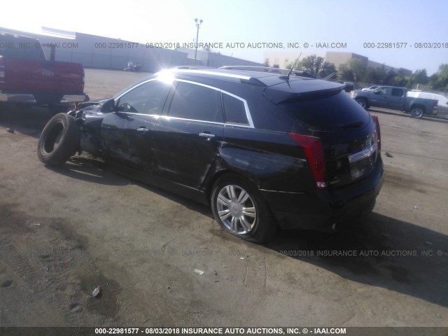 3GYFNAEY6BS680721 - 2011 CADILLAC SRX LUXURY COLLECTION BLACK photo 3