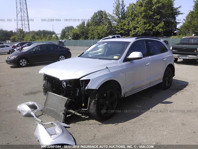 WA1WKBFP2CA133680 - 2012 AUDI Q5 PRESTIGE SILVER photo 2