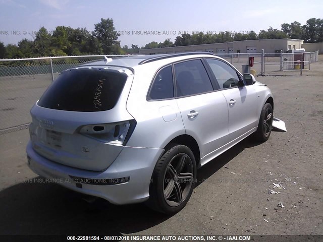 WA1WKBFP2CA133680 - 2012 AUDI Q5 PRESTIGE SILVER photo 4