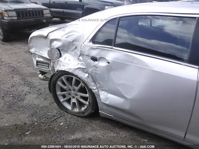 1G1ZG5E70CF291115 - 2012 CHEVROLET MALIBU LTZ 银色 照片 6