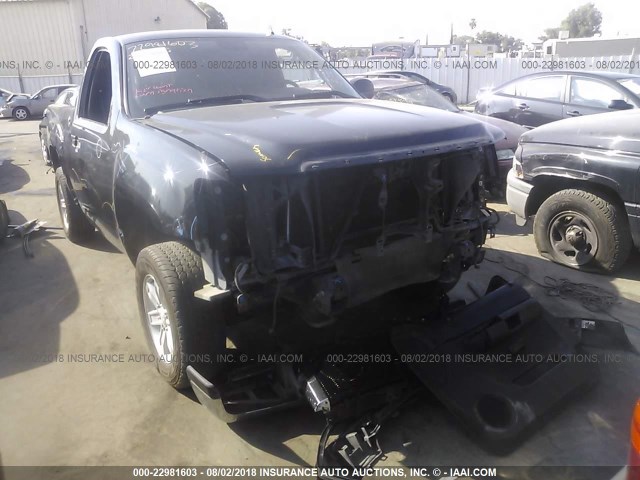 1GTEC24C29Z217264 - 2009 GMC SIERRA C1500 SLE BLACK photo 1