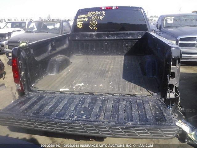 1GTEC24C29Z217264 - 2009 GMC SIERRA C1500 SLE BLACK photo 8