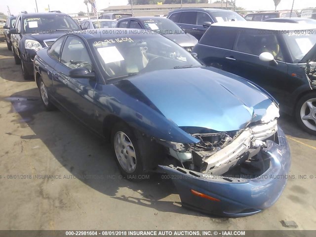 1G8ZP12821Z229962 - 2001 SATURN SC1 BLUE photo 1