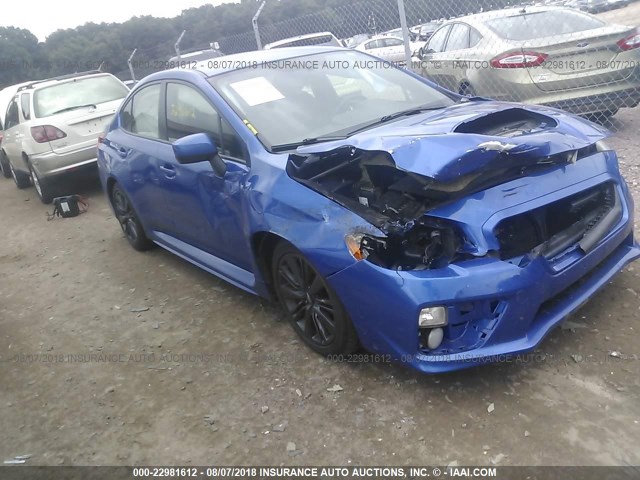 JF1VA1A60F9804868 - 2015 SUBARU WRX BLUE photo 1