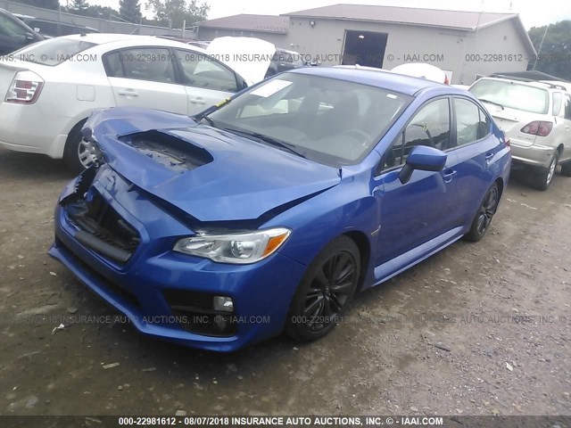 JF1VA1A60F9804868 - 2015 SUBARU WRX BLUE photo 2