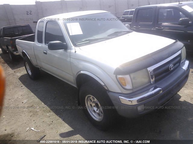 4TASN92N9YZ598874 - 2000 TOYOTA TACOMA XTRACAB PRERUNNER SILVER photo 1