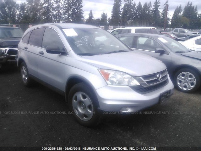 5J6RE3H32BL026541 - 2011 HONDA CR-V LX SILVER photo 1