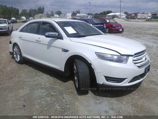 1FAHP2F89EG112274 - 2014 FORD TAURUS LIMITED WHITE photo 1