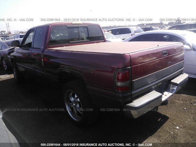 3B7HC13Z7XG118482 - 1999 DODGE RAM 1500 RED photo 3