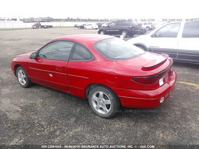 3FAFP11313R131596 - 2003 FORD ESCORT ZX2 RED photo 3