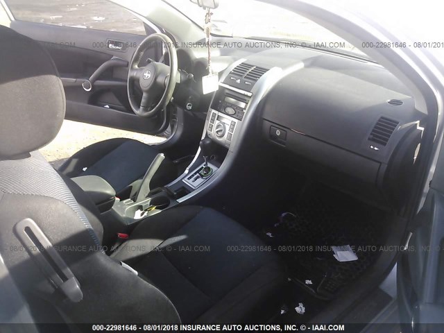 JTKDE167850019747 - 2005 TOYOTA SCION TC 银色 照片 5